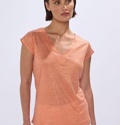 Marcs Afterglow Foil Linen Tee