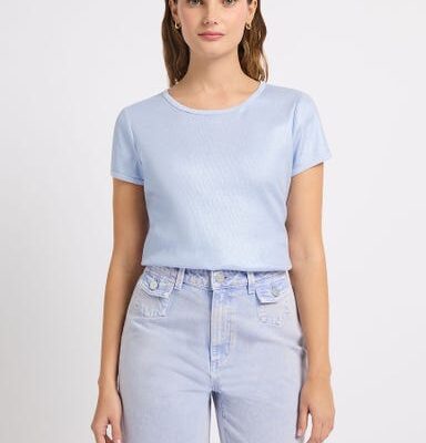 Marcs Cassandra Rib Foil Tee
