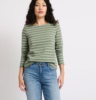Marcs Gabrielle Lurex Stripe Top