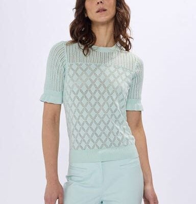 Marcs Alibi Pointelle Cotton Knit
