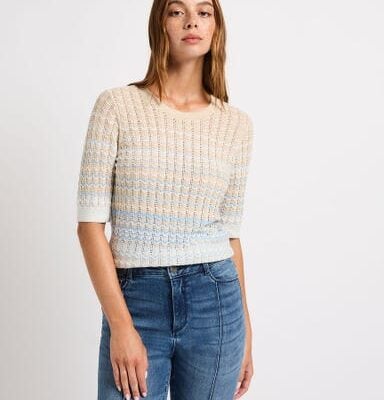 Marcs Sloan Shimmer Knit Top