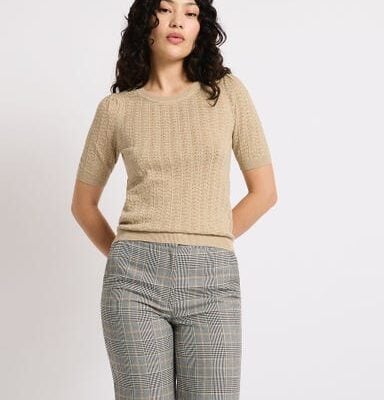 Marcs Speckle Love Cotton Knit Top