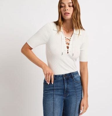 Marcs Eve Knit Polo Top