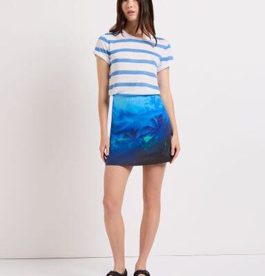 Marcs Fronds Forever Mini Skirt
