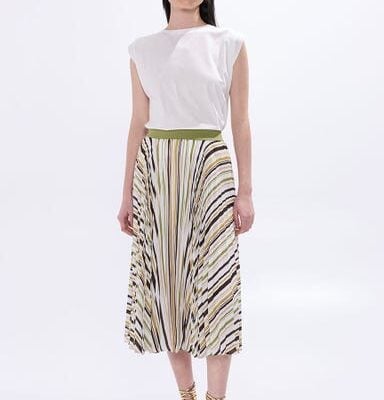 Marcs In The Spot-Stripe! Skirt