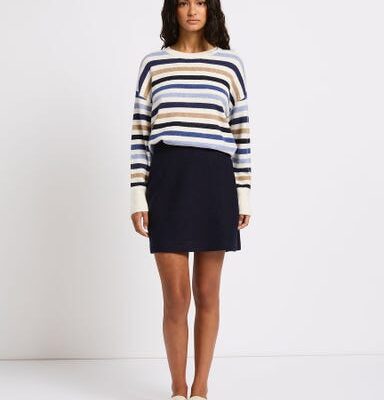 Marcs Allie Felted Wool Mini Skirt