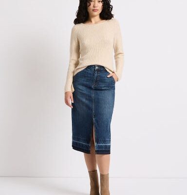 Marcs Nancy Denim Midi Skirt