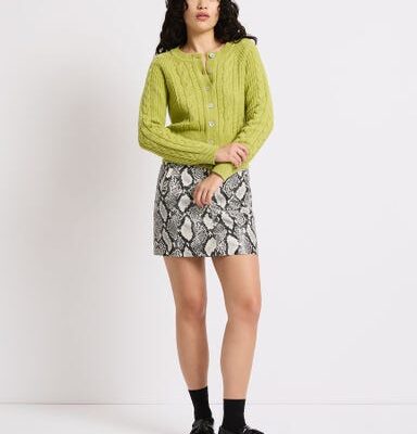 Marcs Indy Leather Mini Skirt