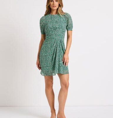 Marcs Fresh Start Silk Mini Dress