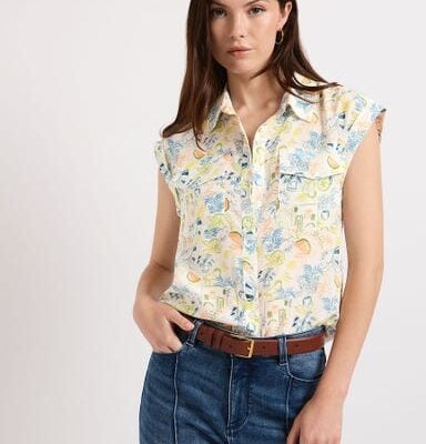Marcs Grow With The Flow Silk Top