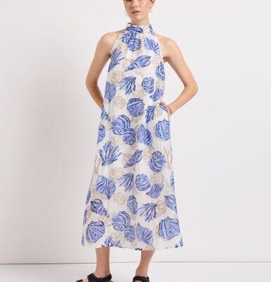 Marcs Gives You Shell Halter Midi Dress