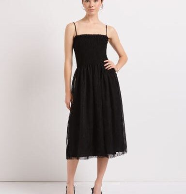 Marcs Tulle Summer Midi Dress