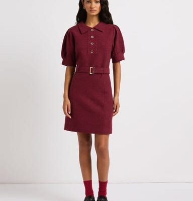 Marcs Valentina Felted Wool Dress