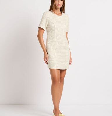 Marcs Trey Tweed Mini Dress