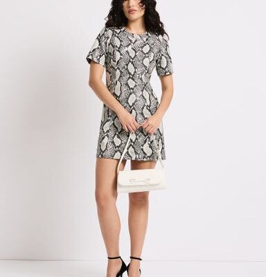 Marcs Indy Leather Mini Dress