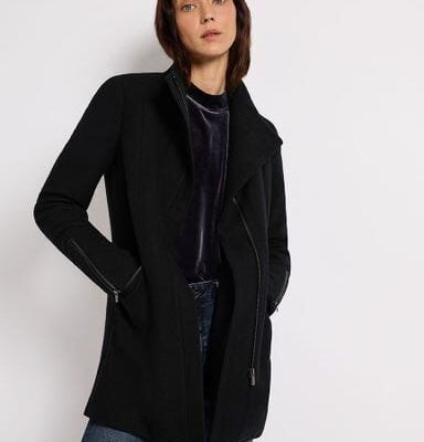 Marcs Rose Felted Wool Coat