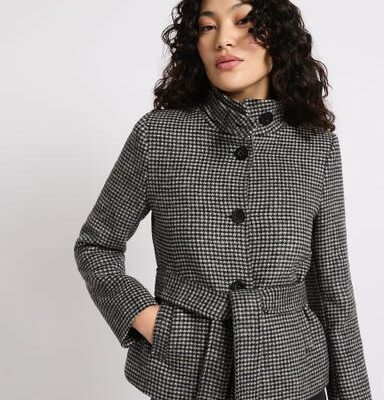 Marcs Crystal Belted Coat