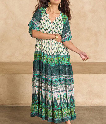 Angel Falls Long Dress--SEAB-96