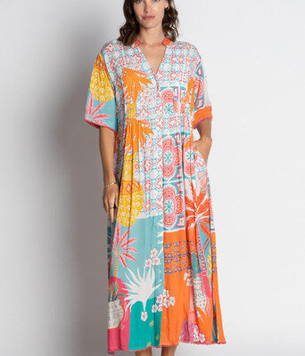 Busena Midi Dress--LUL-BUSENAMS25