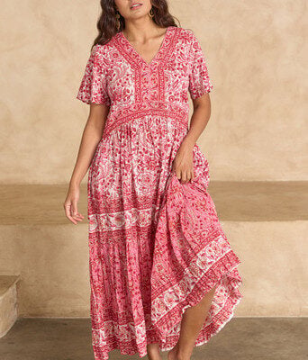 Cottesloe Beach Cotton Maxi Dress--SEAB-67