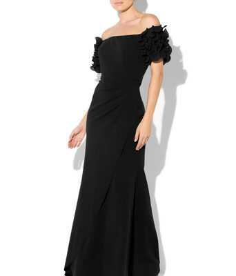 Diana Ruffle Sleeve Gown--MON-APW24GO-002