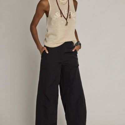 ESTELLE BARREL PANT - BLACK [USW425062]