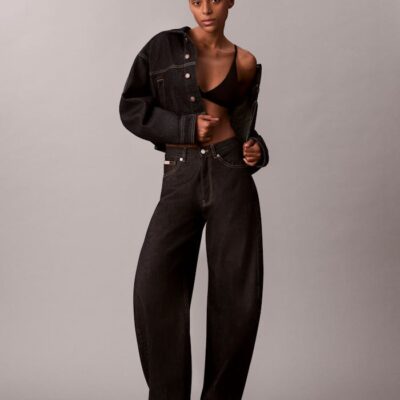 High Rise Barrel Jeans