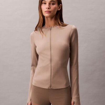 Invisible Midlayer Shapewear Zip Up Jacket