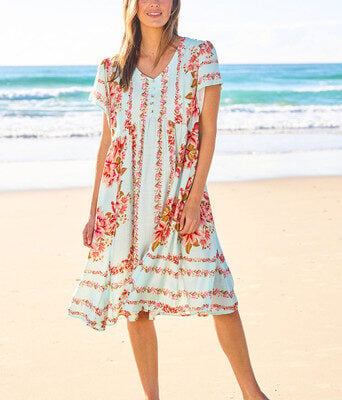 Love Shack Midi Dress--BOHO-1224-2