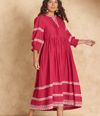 Magdelena River Cotton Dress--SEAB-106
