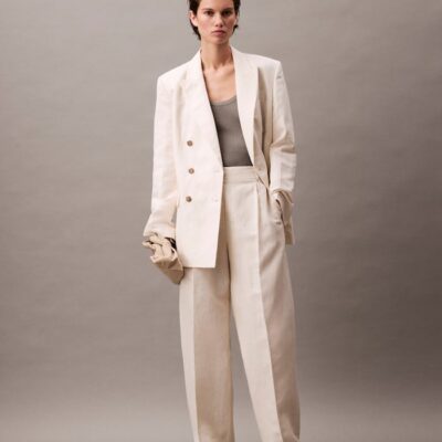 Relaxed Double Breasted Blazer
