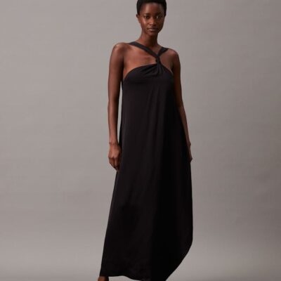 Relaxed Knot Detail Dress