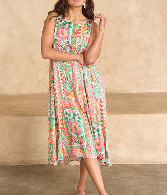 Sapphire Beach Midi Dress--SEAB-109