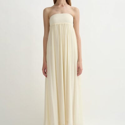 SOLENE DRESS - BUTTER YELLOW