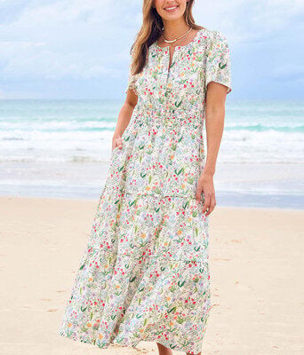 Sweet Feels Cotton Maxi Dress--BOHO-2023