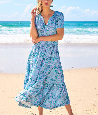 Sweet Pea Maxi Dress--BOHO-1610