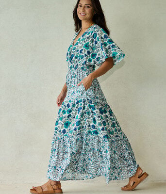 Tiers Of Joy Maxi Dress--BOHO-867
