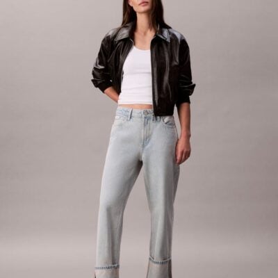 Wide Cuff Relaxed Jeans