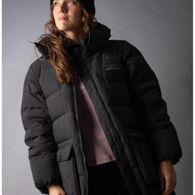 Women's Epiq Down Heritage Parka Jacket - Black Stingray