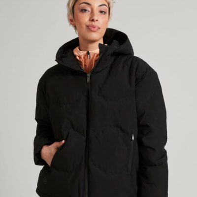 Women's Frisco X Hooded Down Jacket - Black