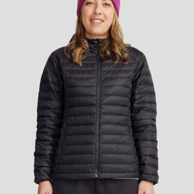 Women's Heli Down Hooded Jacket 3.0 - Black Stingray