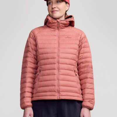 Women's Heli Down Hooded Jacket v3 - Clay