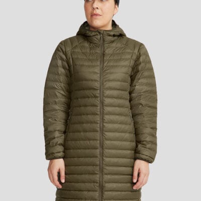 Women's Heli Down Parka Jacket - Light Moss