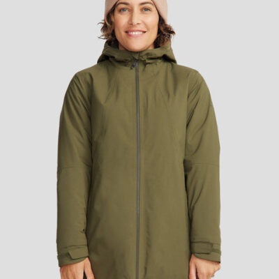 Women's Trailhead 2L novaLOFT Rain Parka - Light Moss
