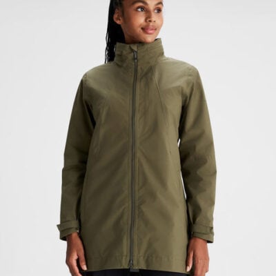 Women's Trailhead Stretch 2.5-layer Rain Parka - Light Moss