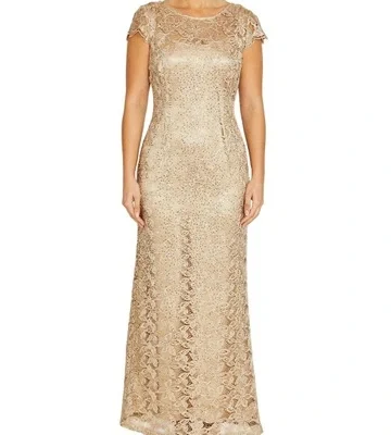 Anthea Crawford Millicent Sequin Lace Gown