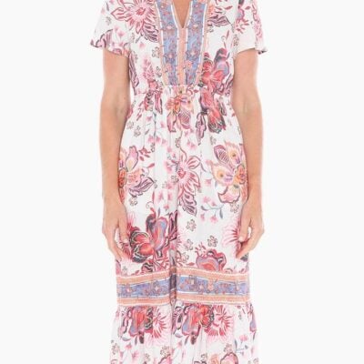 Jump Sweet Iris Dress — Multi