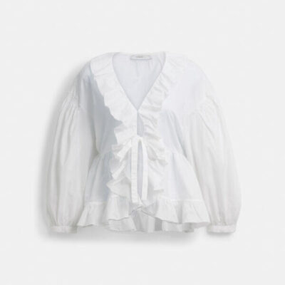 Coach Ruffle Blouse