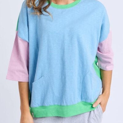 Elm Mazie Colour Block Sweat