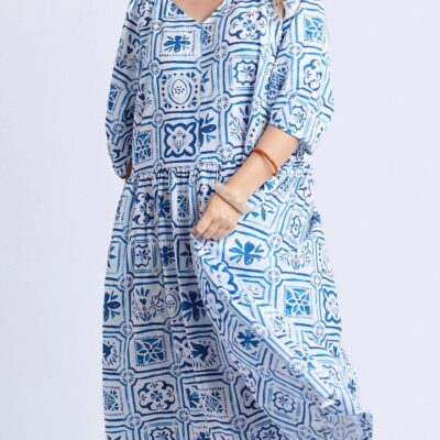 Elm Dolce Tile Midi Dress